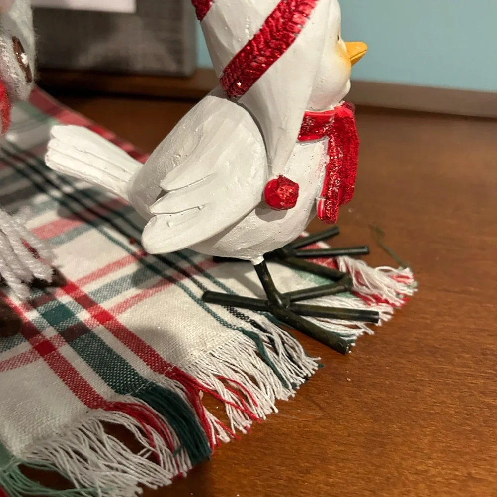 Rare Target Featherly Friends 2013 and resin Christmas bird